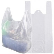 White Plastic Bags 450Mm 100Pcs
