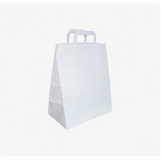 White Paper Bags 320X140X420Mm