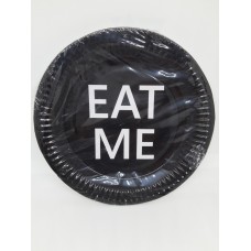 Eat Me Round Paper Plate 23Cm 8Pcs